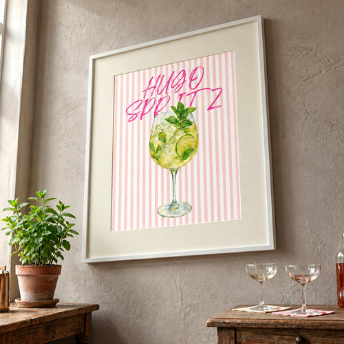 Affiche Hugo Spritz à imprimer – Poster cocktail décoration