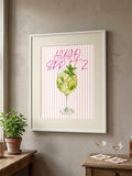 Affiche Hugo Spritz à imprimer – Poster cocktail décoration