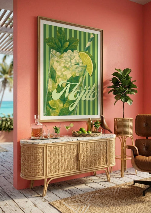 Affiche Mojito à Imprimer – Poster Cocktail Décoration